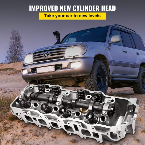 Cylinderhoved 2.4L støbejern