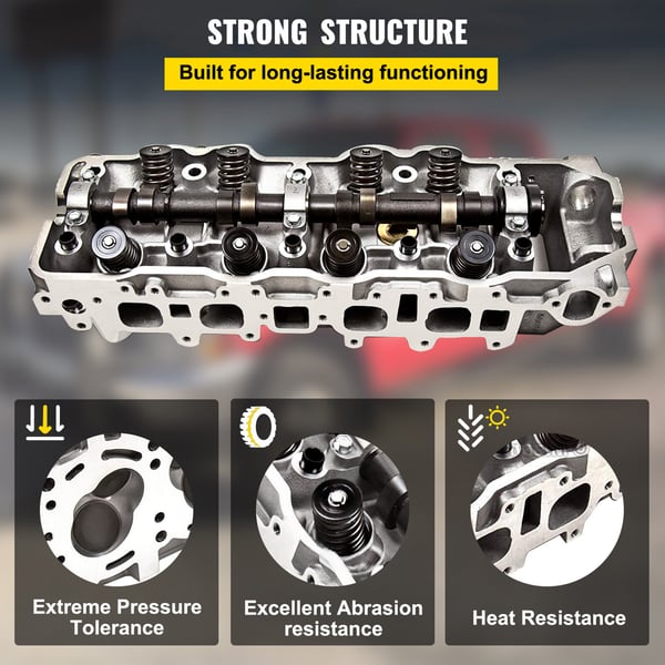 Cylinderhoved 2.4L støbejern