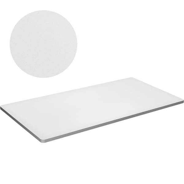 Bordplade, 139.7x71.1x2.5 cm, Hvid, Spånplade