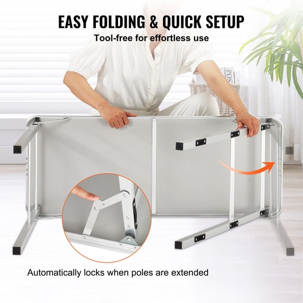 Messedisk Podiumsbord, 97,5x38,5x87 cm, Sort, Sammenklappelig Opbevaring