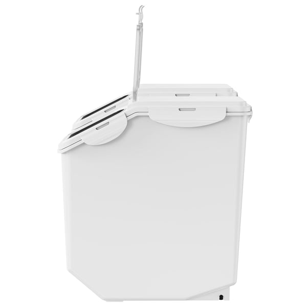 Ainesäiliö, 2x15L, PP, ilmatiivis kansi, keittiösäilytys