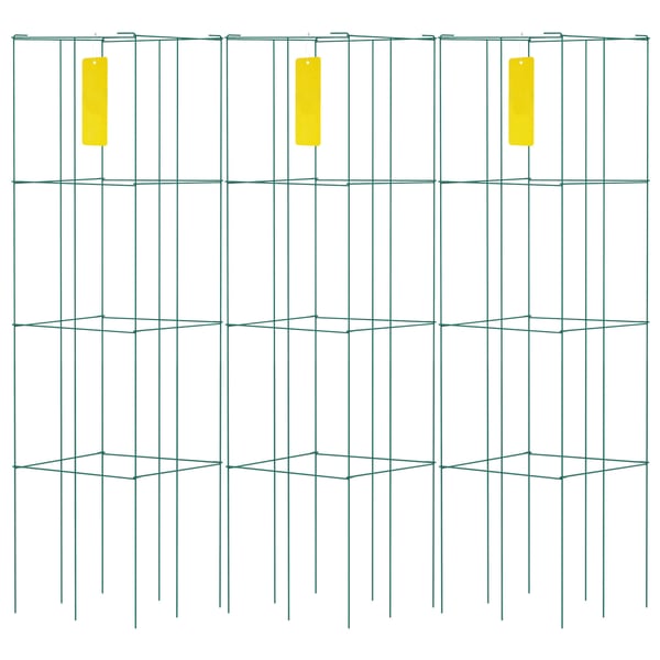 Tomatbur, 37x37x100 cm, Grøn, Stål Planteholder Tomatbur, 37x37x100 cm, Grøn, Stål Planteholder