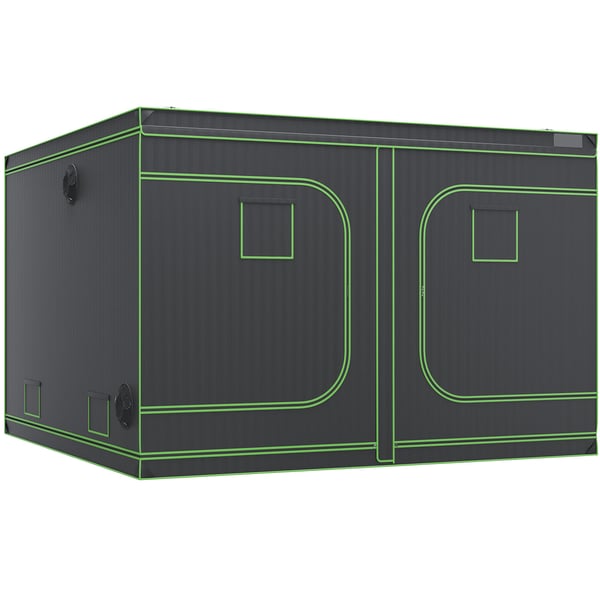 Odlings tält, 305x305x203 cm, Svart, Hydroponisk odling Odlings tält, 305x305x203 cm, Svart, Hydroponisk odling