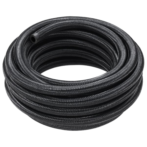 Bränsleledning Kit, 20 ft, 1.1x609.6 cm, Svart, Nylon rostfritt stål flätad