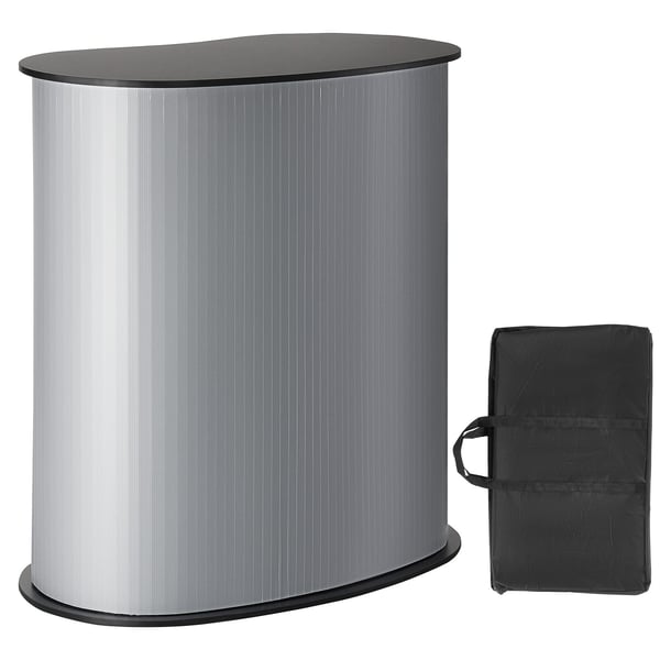 Podiebord, 90x49x94 cm, Sort, Sammenklappelig Display
