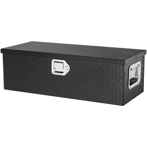 Kuorma-auton työkalulaatikko, 76.2x33x24.4 cm, musta, alumiininen säilytys
