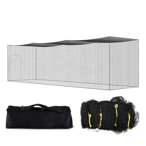 Lyöntiverkko, 35x10x10 ft, PE, suljettu, siirrettävä, harjoitusverkko