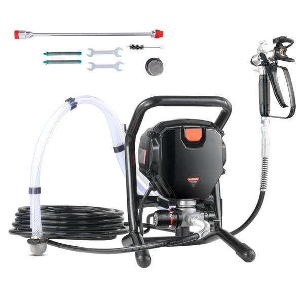 Airless färgspruta 750W 3000PSI hög effektivitet elektrisk, handhållen