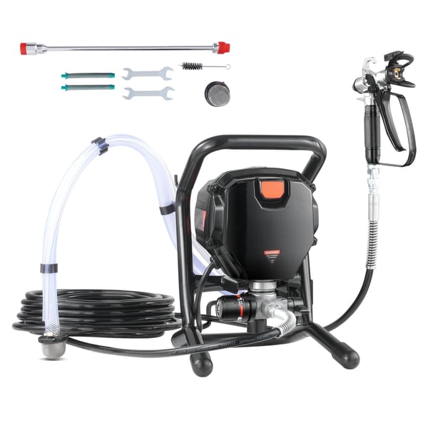 Airless färgspruta 750W 3000PSI hög effektivitet elektrisk, handhållen