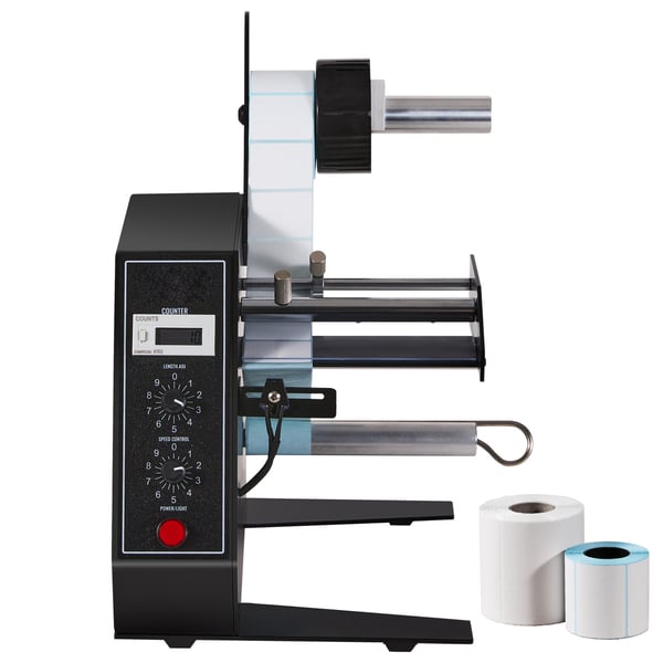 Etiketdispenser, Automatisk, 208x216x220 mm, Justerbar hastighed, Etiketaftræksmaskine