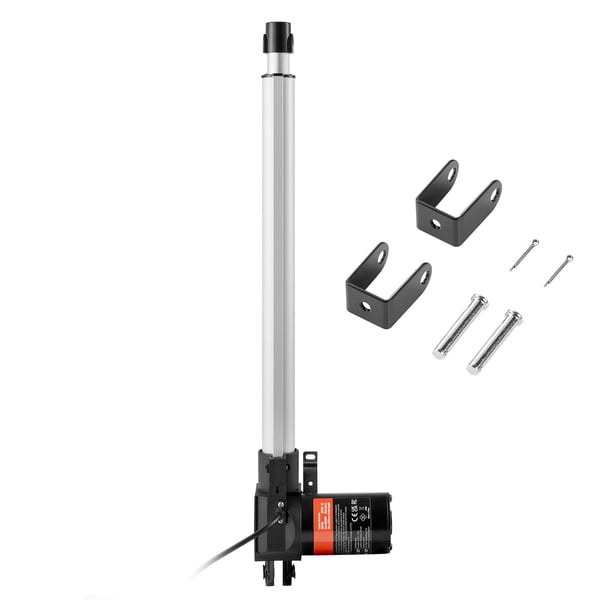 Lineær aktuator 12V 610x80x146 mm, kraftig, IP44, aluminium