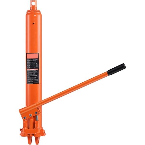 Hydraulisk lång domkraft, 660x125x115 mm, 8 ton, stål