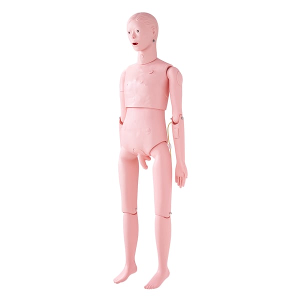 Hoitoharjoittelun nukke, luonnollisen kokoinen mies, 153x45x21 cm, PVC