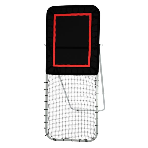 Lacrosse-palautusverkko, 102x199x230 cm, musta, säädettävä harjoitusverkko
