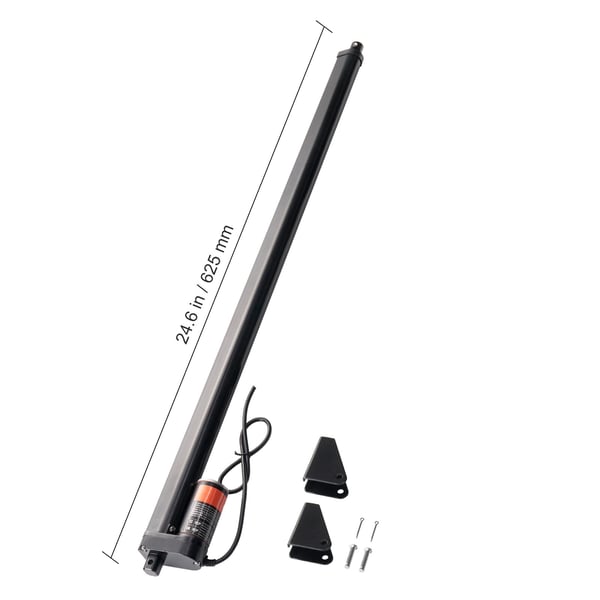 Lineaarinen toimilaite 12V, 625x7.5x4 cm, nopea, alumiini