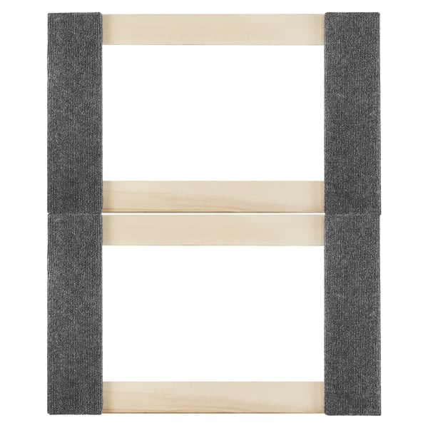 Möbelvagn, 76,2x45,7x13 cm, Kraftig Hårdträ