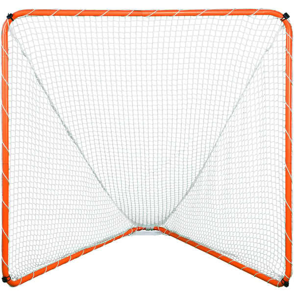 Lacrosse-maali, 182.8x182.8x205 cm, oranssi, teräsrunko