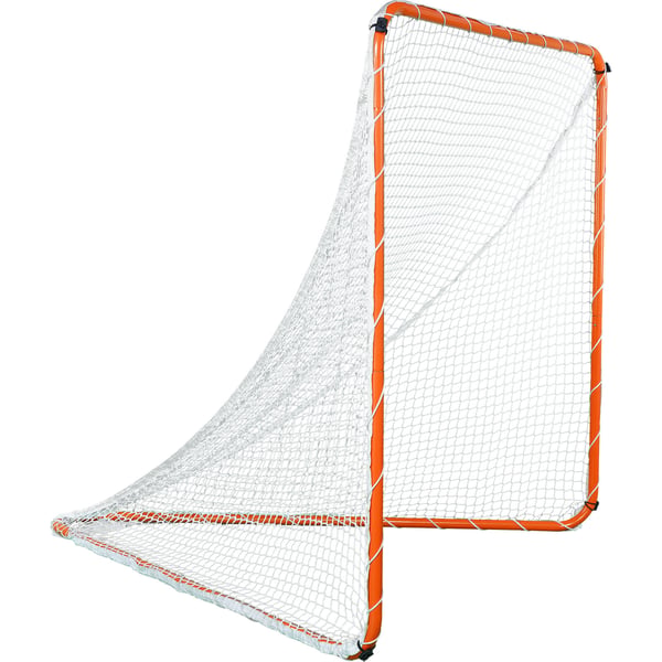 Lacrosse-maali, 182.8x182.8x205 cm, oranssi, teräsrunko