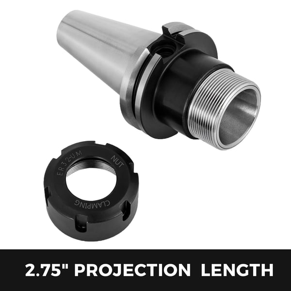 Collet-sæt, CAT40 ER32, 5 stk., 70 mm, CNC-værktøj, 40Cr