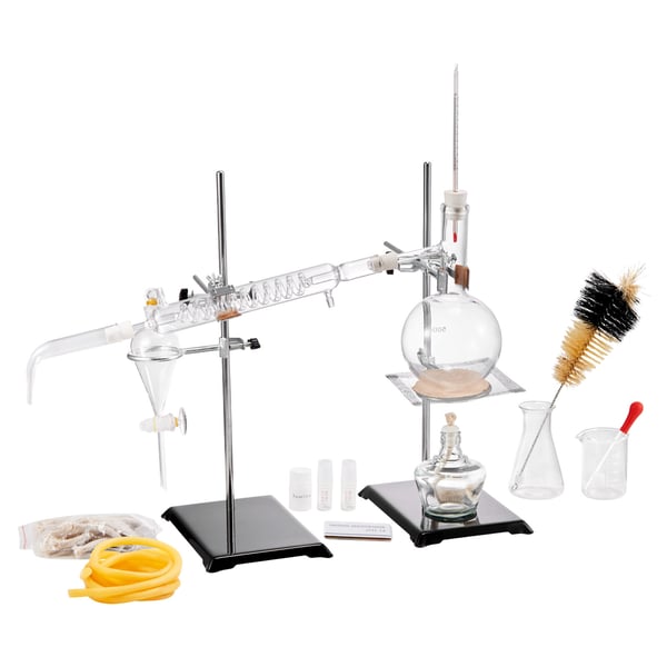Eterisk oljedestillationskit 500ml 46x33x23 cm Glas