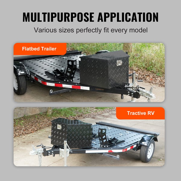 Trailer næsekasse, 99,1x41,9x30,5 cm, aluminium opbevaring