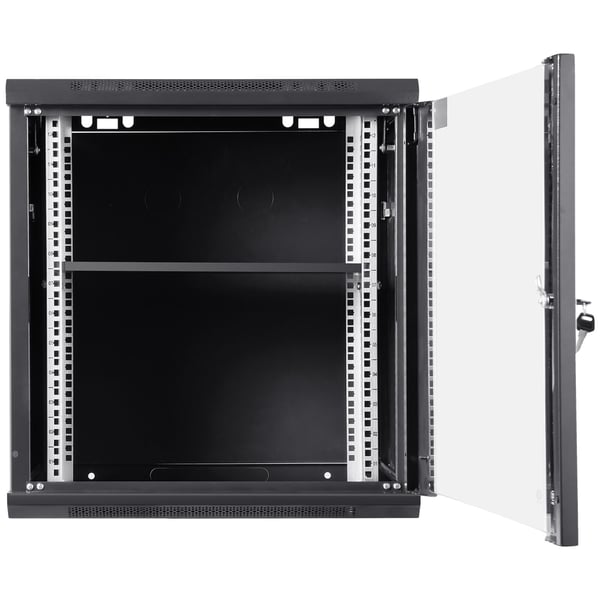 Netværksserverkabinet, 12U, 64x45x60 cm, Sort, Kabinet