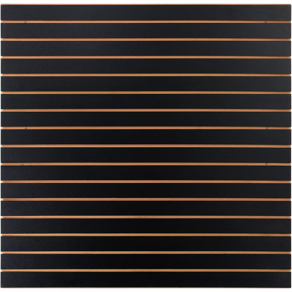 Slatwall-paneler, 121,9x60,96 cm, Svart, Förvaring