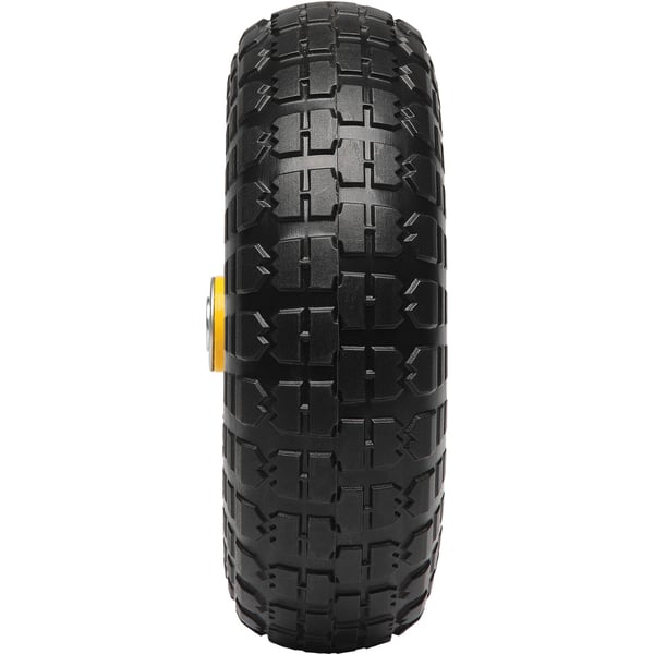 Massivt PU-punkteringsfritt hjul 25,4x25,4x8,1 cm 2-pack, punkteringsfritt