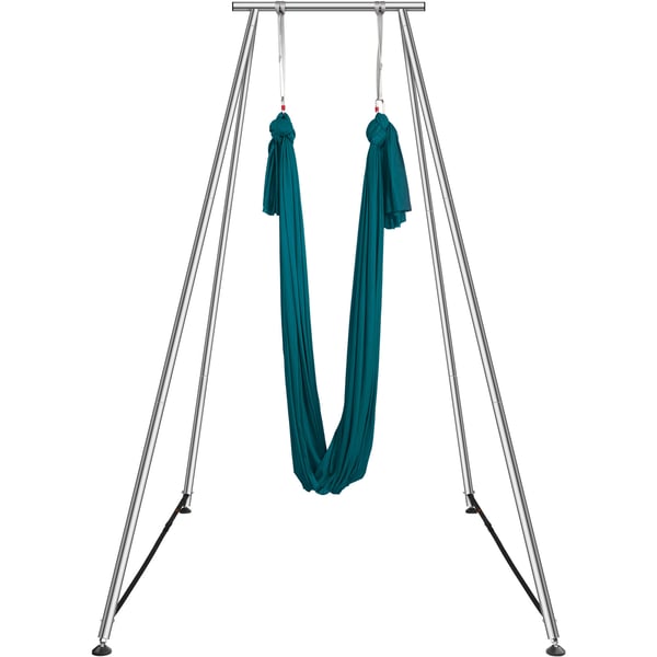 Aerial Yoga Ramme og Hængekøje, 253x192x295 cm, Grøn, Stål