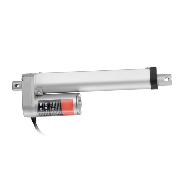 Lineaarinen toimilaite 12V, 15.2x0.5 cm, suuri kuormitus, IP54, alumiini
