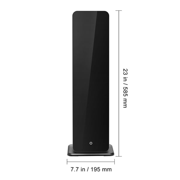 Duftmaskine, 950 ml Bluetooth koldlufts-diffuser, 19,5x15x58,5 cm, gulvstående, aromaterapi