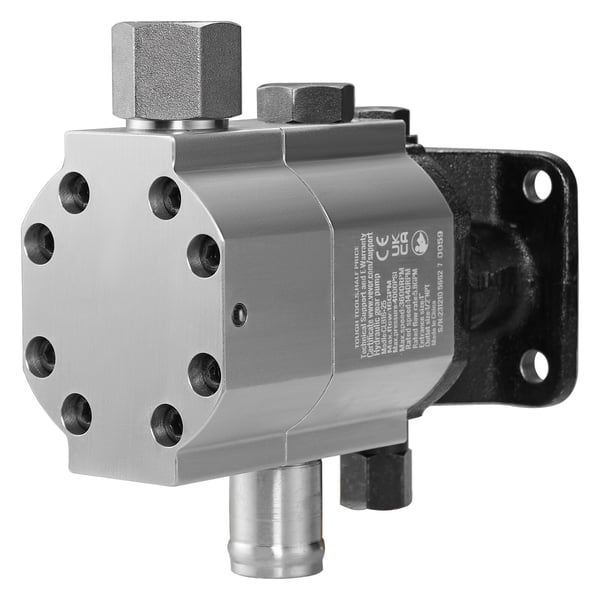 Hydraulisk vedklyvningspump, 130x85x166 mm, aluminium