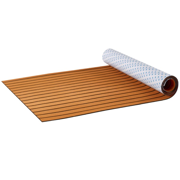 Båtgolv, EVA-skumdäck 240x89,9 cm, Brun, Halkfritt material