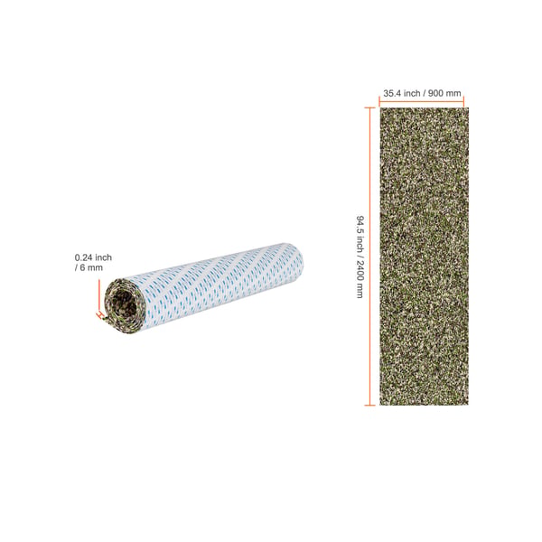 Bådgulv, 240x90x0,6 cm, Jungle Camouflage, EVA-skum