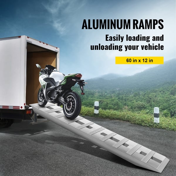 Trailerramper, 152,4x30,5 cm, Aluminium, Par