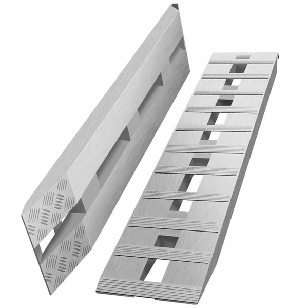 Trailerramper, 152,4x30,5 cm, Aluminium, Par