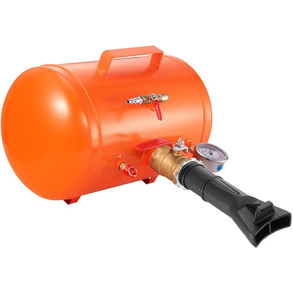 Däckmonteringsverktyg, 400x535x295 mm, 19L, 145 PSI, Luftfyllare