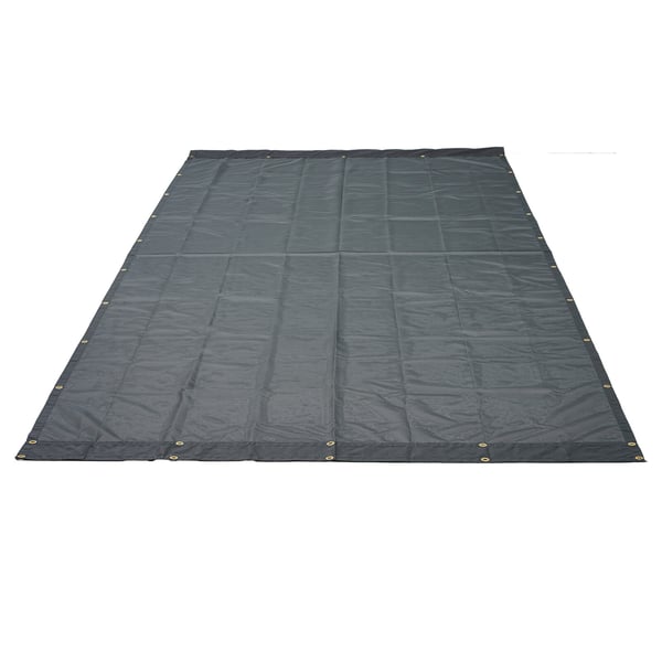 Lastbilnet presenning, 180x430 cm, Sort, PVC-belagt kraftig afdækning
