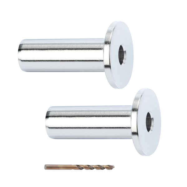 Suojaholkit, 121 kpl, 12.7x19.5 mm, hopea, ruostumaton teräs