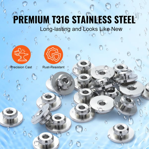 Kabelräcke-kit, 51-pack 3.2 mm hjulskyddshylsor, 17x6.5 mm, svart, rostfritt stål