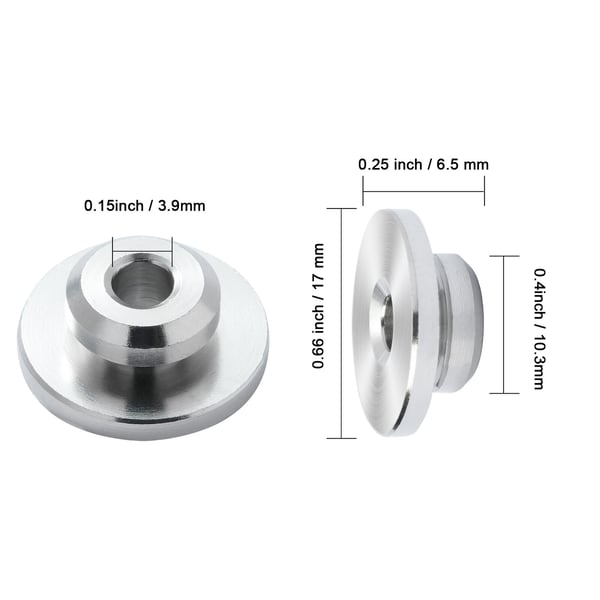 Kabelräcke-kit, 51-pack 3.2 mm hjulskyddshylsor, 17x6.5 mm, svart, rostfritt stål