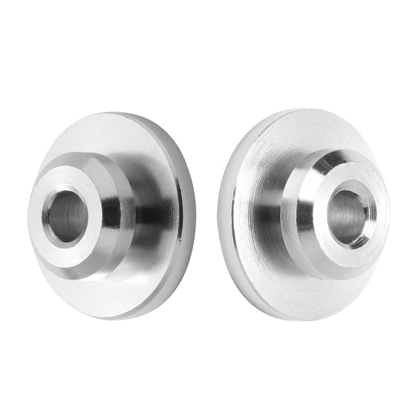 Kabelräcke-kit, 51-pack 3.2 mm hjulskyddshylsor, 17x6.5 mm, svart, rostfritt stål