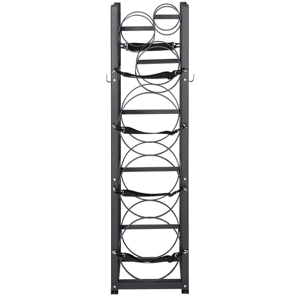Kølemiddeltankstativ, 32,5x33x119,7 cm, kulstofstål, opbevaring