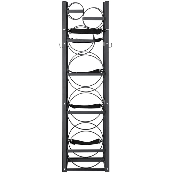 Kølemiddeltankstativ, 32,5x33x119,7 cm, kulstofstål, opbevaring
