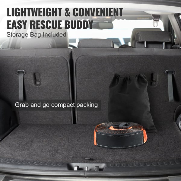 Off-Road Recovery Kit, 7.6x914.4 cm, Kraftig, Opbevaringstaske
