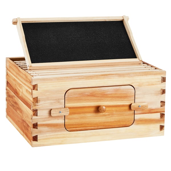 Biodlingsstartpaket, Djup låda, 50.3x41.4x24.5 cm, Transparent, Trä