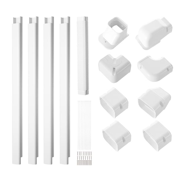 Linjeskydd, 5350x75x60 mm, Vit, PVC