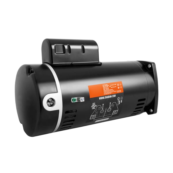 Poolpumpe Motor, 2 HK 56Y Ramme 230V, 36,6x16,5x23 cm, Stål