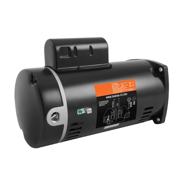 Poolpumpmotor, 1,5 HK 56Y ram, 31,5x18x23 cm, utbytesmotor