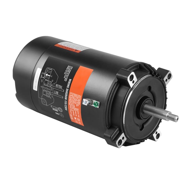 Poolpumpmotor, 1 HK 56J ram, 34,5x16,5x16,5 cm, stål